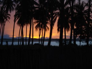 Por do sol